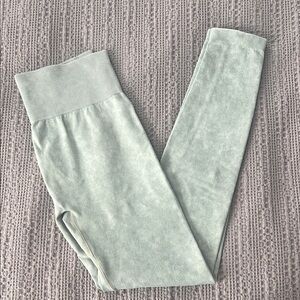 Green High-Waisted Seamless Leggings